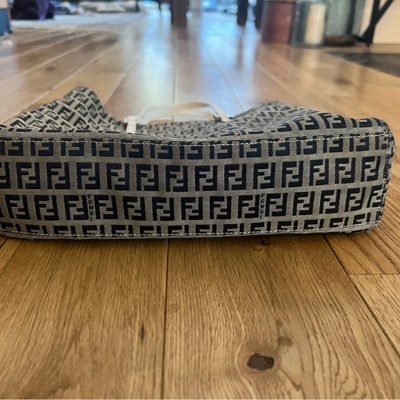 authentic FENDI vintage zucchino small canvas tote - Picture 7 of 7